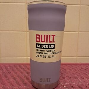 BUILT Purple Stainless Steel Tumbler